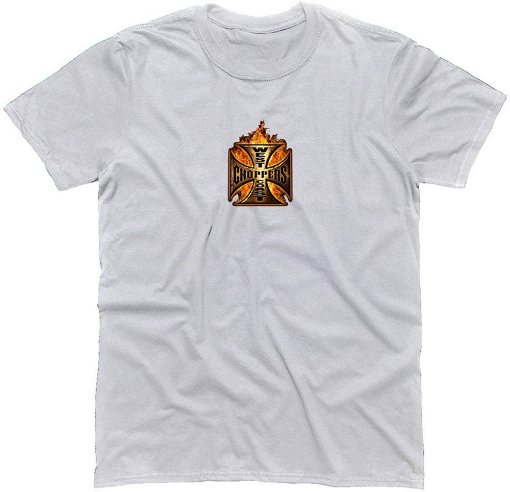 WestCoastChoppersHerrenT-ShirtGoldfireGreyT-ShirtGrey