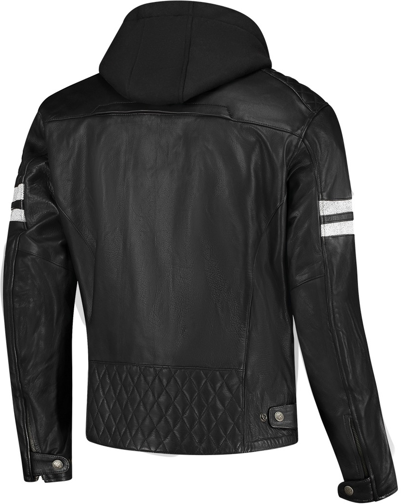 RustyStitchesMotorradJackeJariHoodedV268358BlackWhite-S