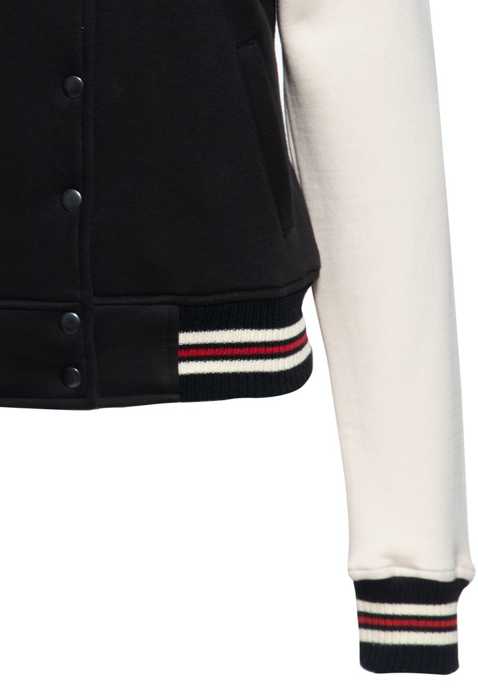 QueenKerosinDamenRebelatHeartCollegeSweatjackeSchwarz