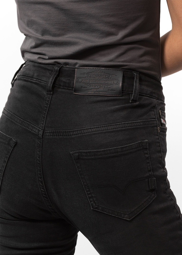 JohnDoeMotorradHosePantsBettyHighJeansBlack-W25-L32-XTM