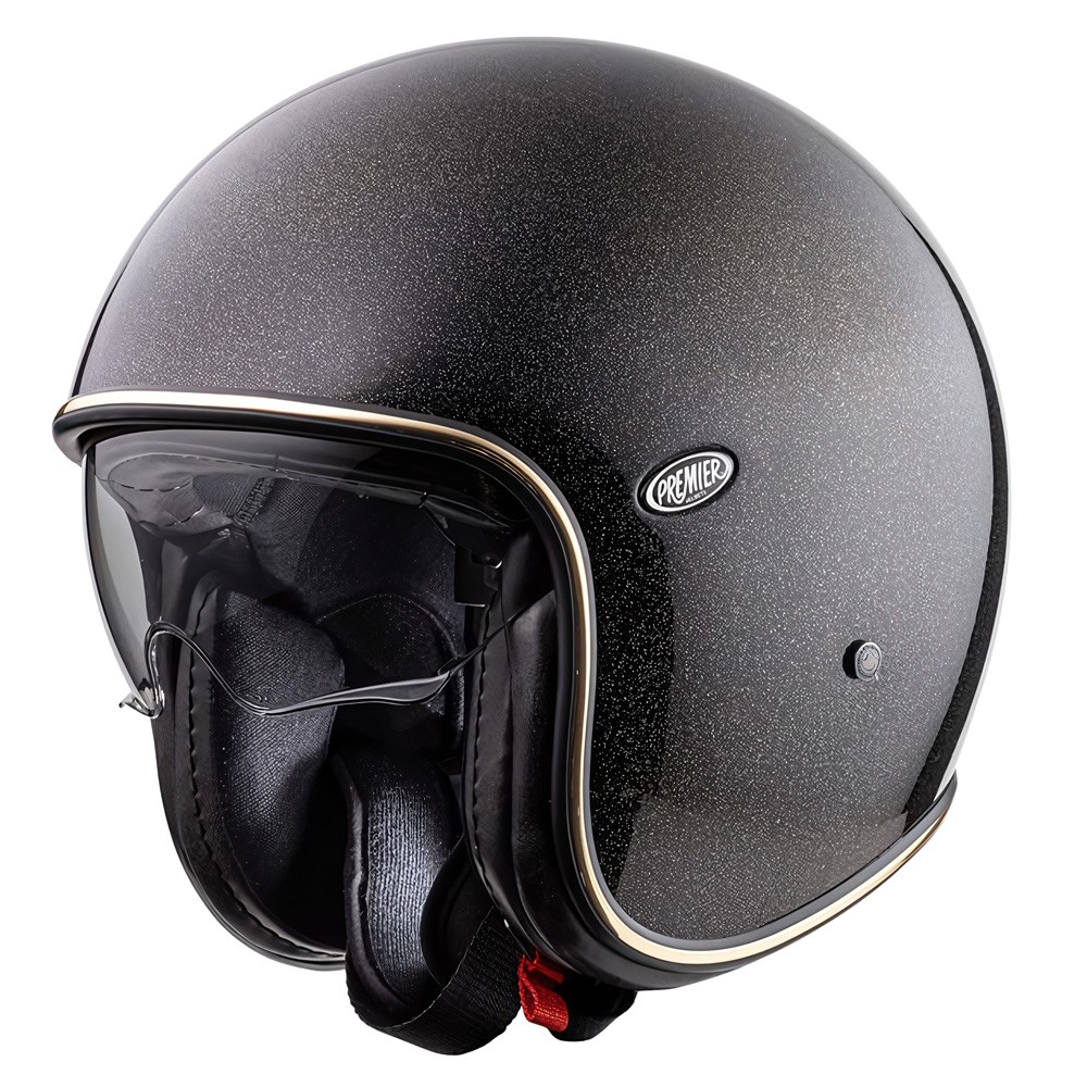 PremierRetroJethelmVintageEvoU9GlitterGold