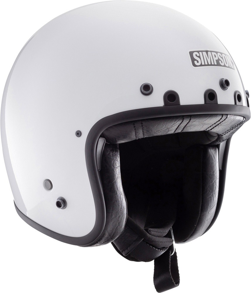 SimpsonJethelmHelmetEce2206ChopperSolid18630White-S