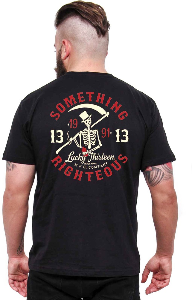Lucky13HerrenT-ShirtSomethingRighteousTeeL13TS000085ZW