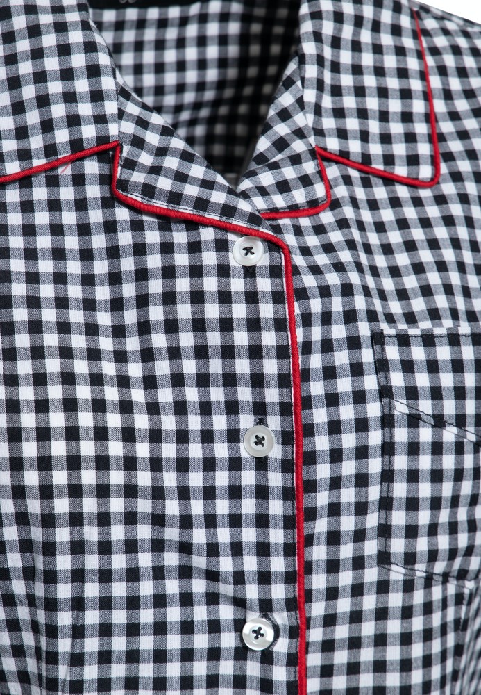 QueenKerosinDamenRetroHemdbluse