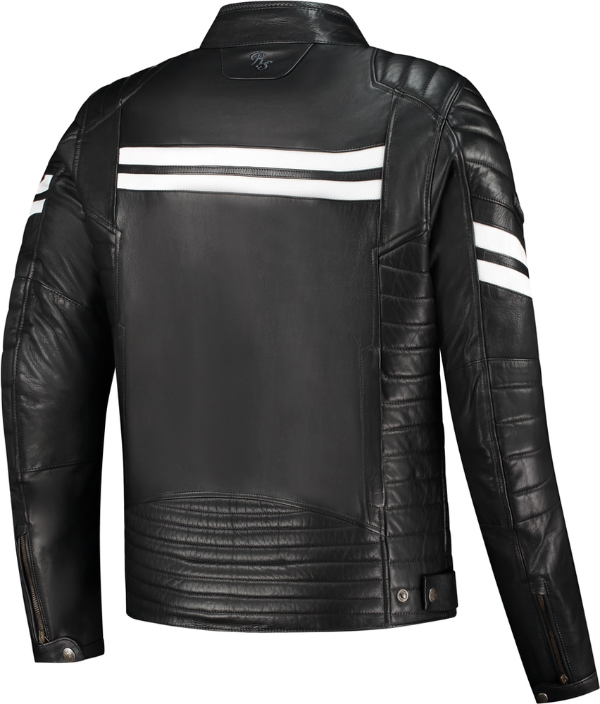 RustyStitchesMotorradJackeSteve68205Black-White-S