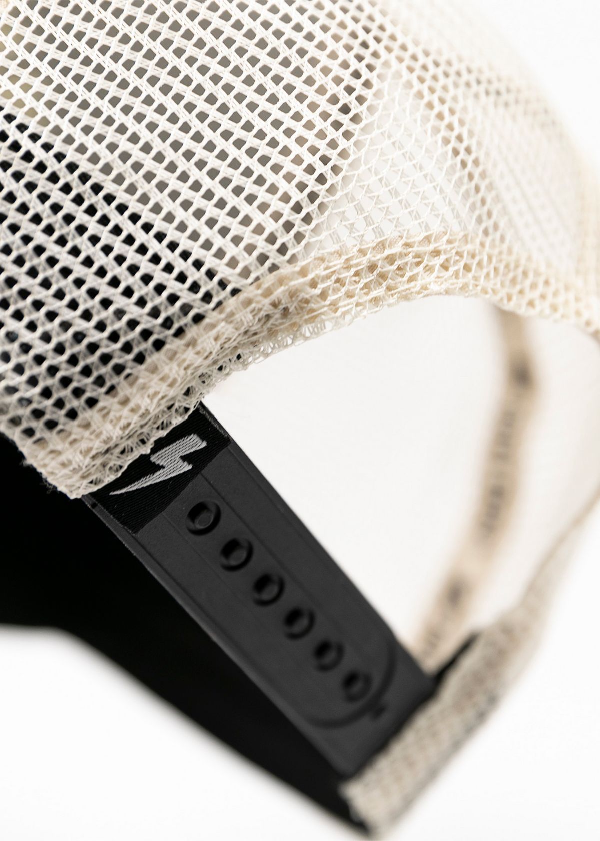 JohnDoeCapTruckerHatBlackWhite