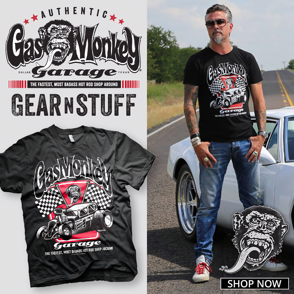 GasMonkeyGarageT-ShirtBadassverschiedeneFarben