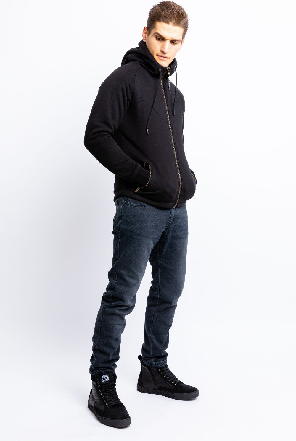 JohnDoeMotorradHoodieXTMHoodieV2Black-XXL