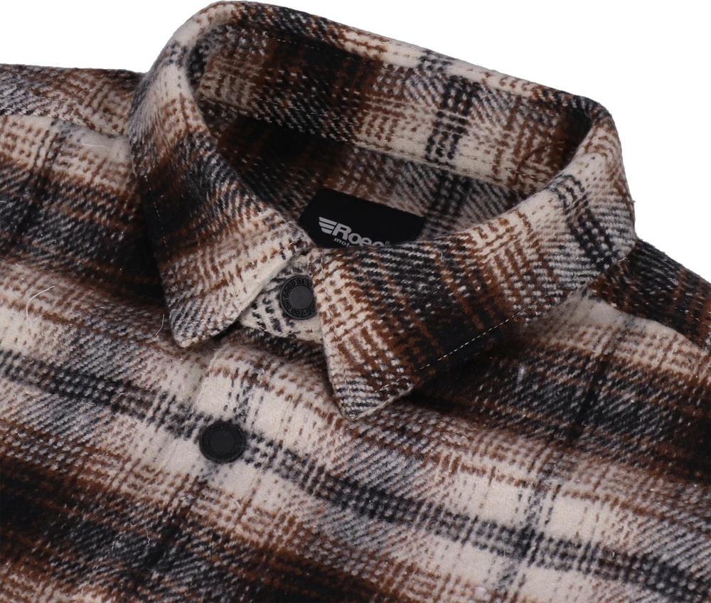 RoegMotorradHemdBlazeFlannelShirtROE0070Brown-S