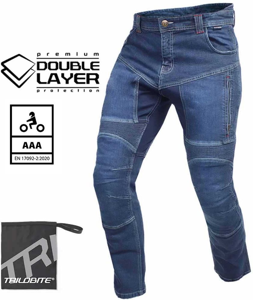 TrilobiteMotorradJeanshoseParadoDoublelayerAAAASlimFitTr1156