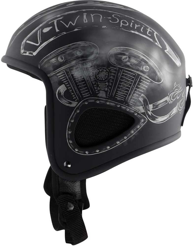 BoresSRMSlight3EngineJethelmohneECE2205PrfungentsprichtnichtderStVOSchwarz-Matt-3XL