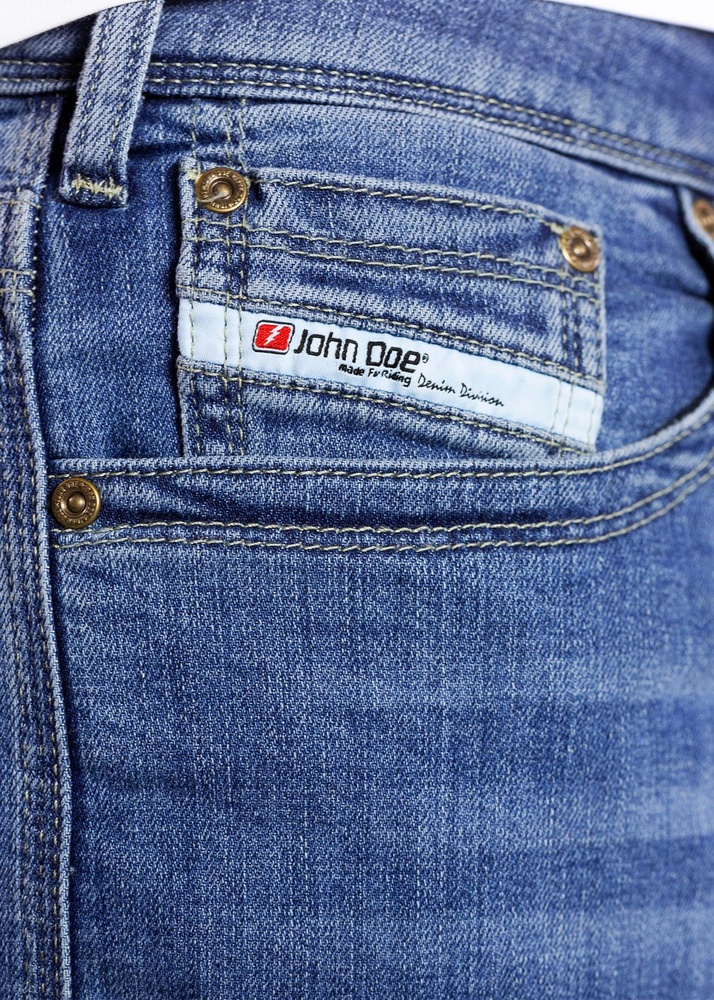 JohnDoeMotorradHoseJeansDenimKamikazeJeansBlue