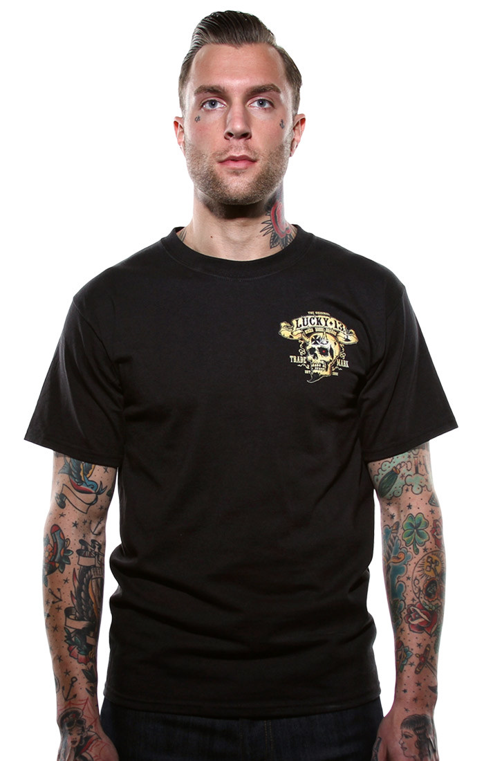 Lucky13T-ShirtBoozeBikesandBroadsBlack