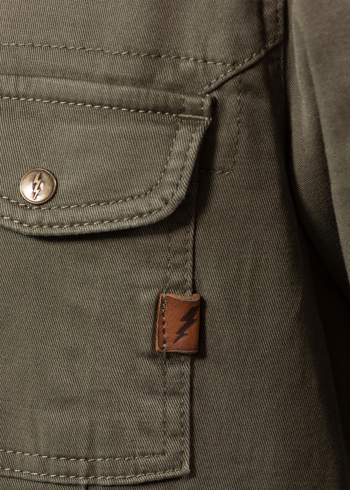 JohnDoeMotorradFemaleMotoshirtWomenOlive-L