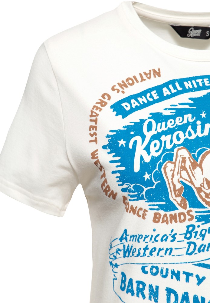 QueenKerosinVintageT-ShirtQKU21014Ecru