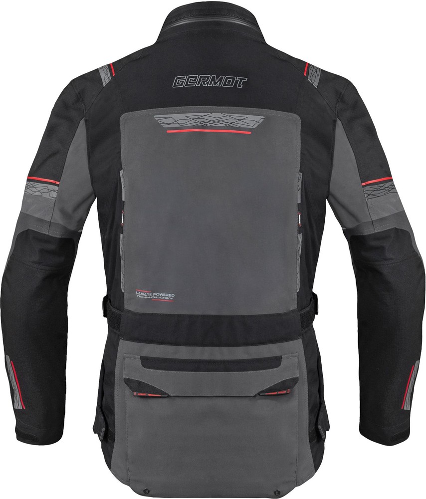 GermotMotorradTextiljackeAmaruqHerrenAnthrazitSchwarzRot