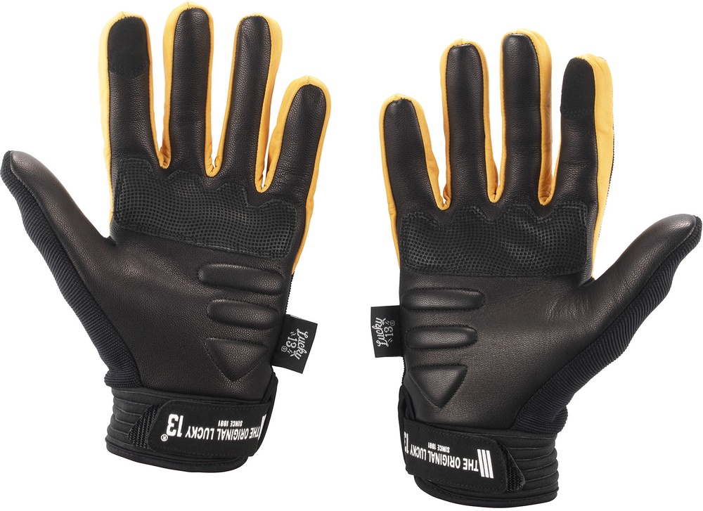 Lucky13LederhandschuheL13ShockerGloves-BlCgBlack