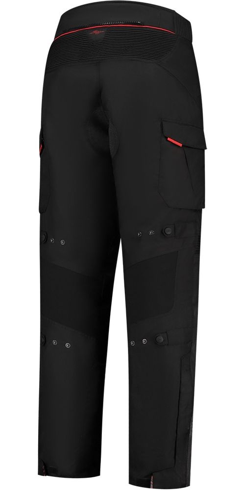 RustyStitchesMotorradHosePantCliff68371BlackGreyRed-L