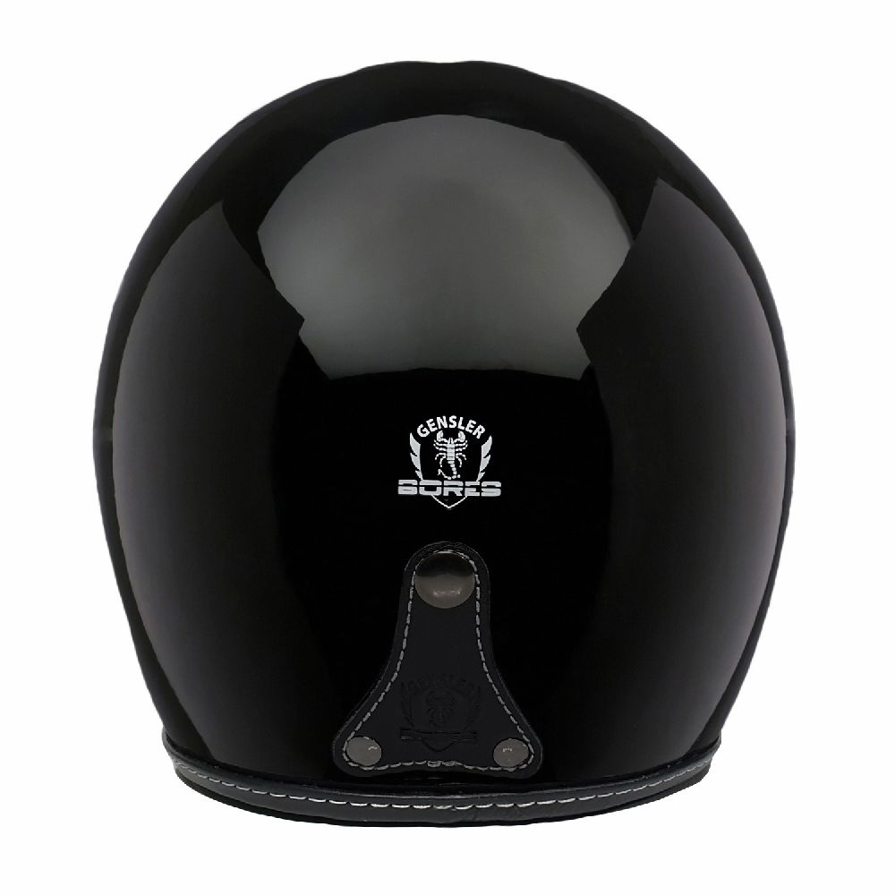 BoresHelmSRMSlight4FinaleLeder-JethelmglnzendSchwarzohneECE2205PrfungentsprichtnichtderStVO-3XL