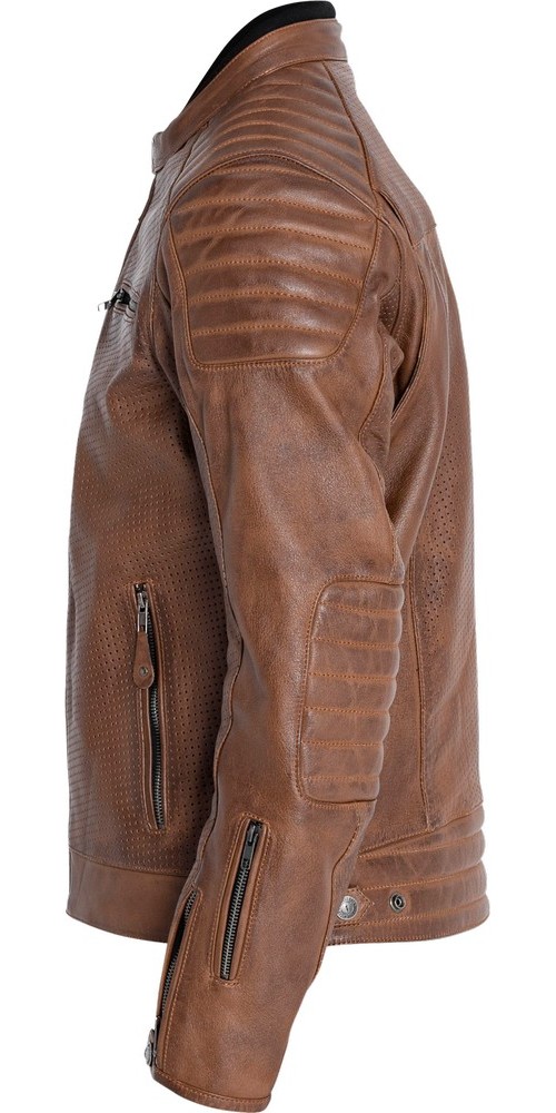 JohnDoeMotorradLederjackeLeatherJacketStormTobacco-XXL