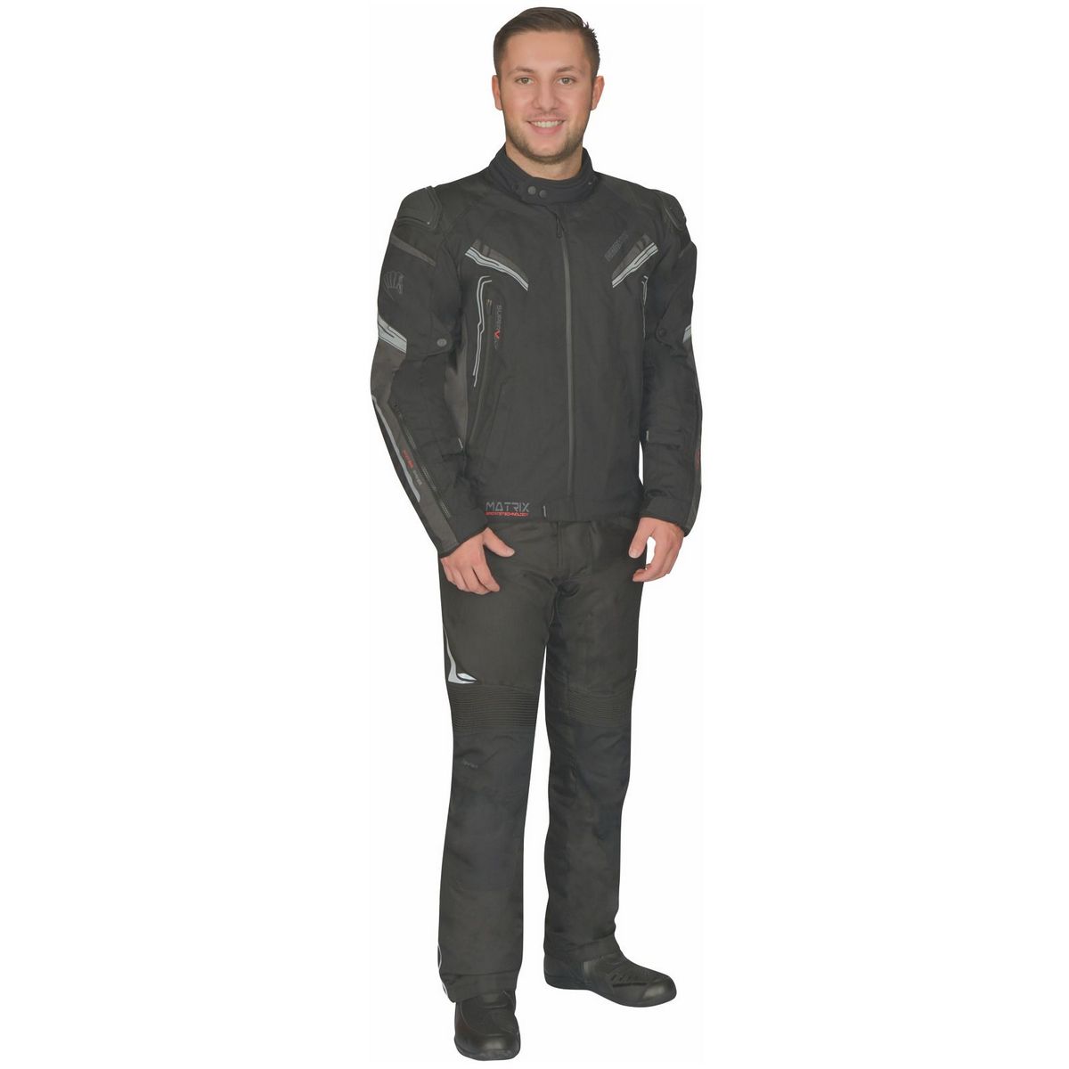 GermotJackeTextiljackeMatrixBlackGray