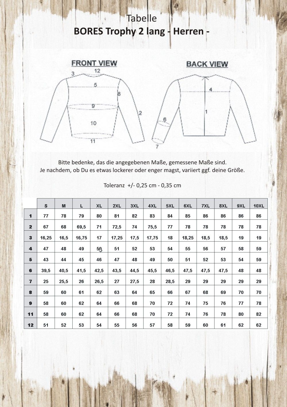 BoresJacketTrophyPro2ClassicHerrenWachsjackelangBlack-6XL