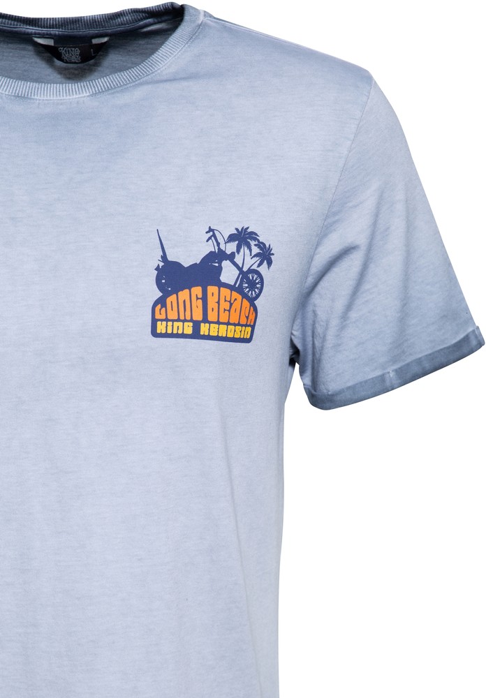 KingKerosinOilWashT-ShirtKKU21024Hellblau