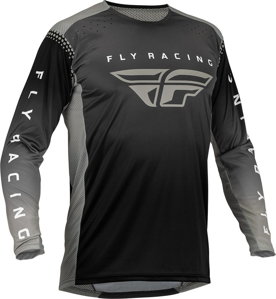 FlyRacingOffroadShirtMX-JerseyLite70200BlackAnthraciteGrey-S