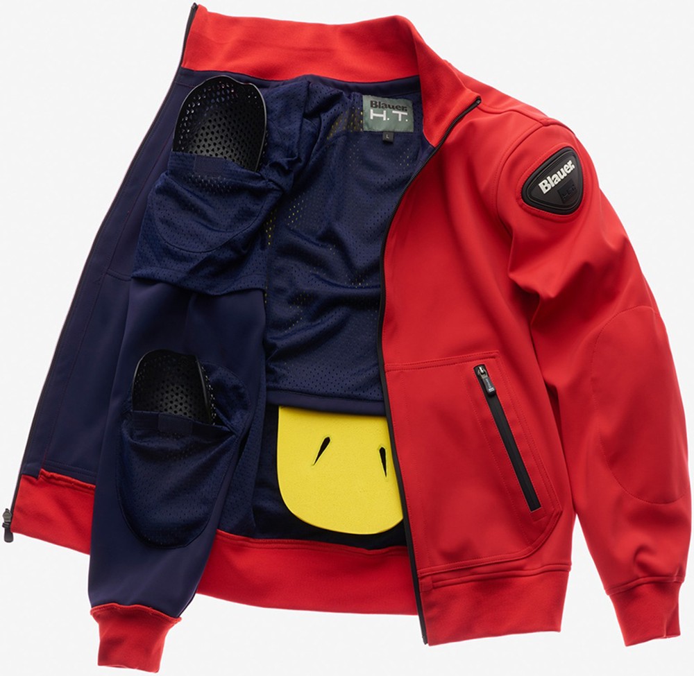 BlauerMotorradJackeEasyPro24600Red-M