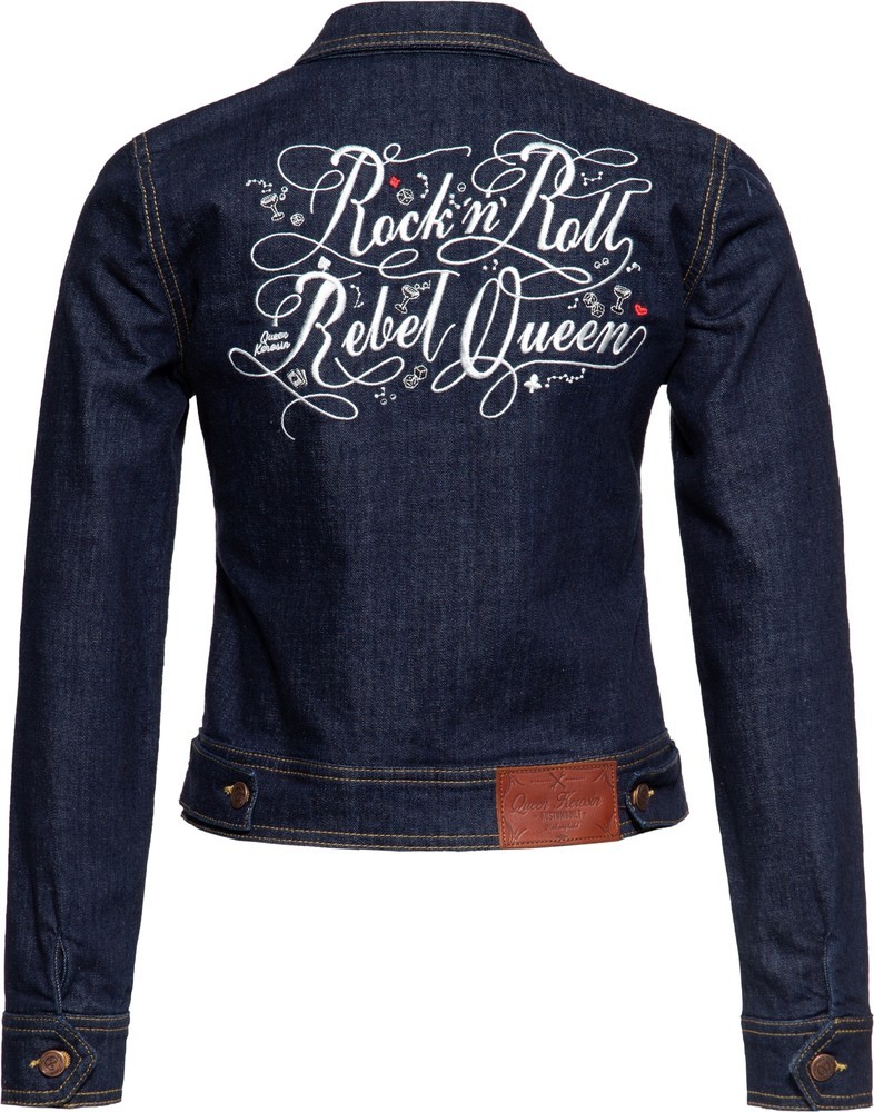 QueenKerosinDamenRocknnRollRebelQueenDenimWorkwearJackeDenim