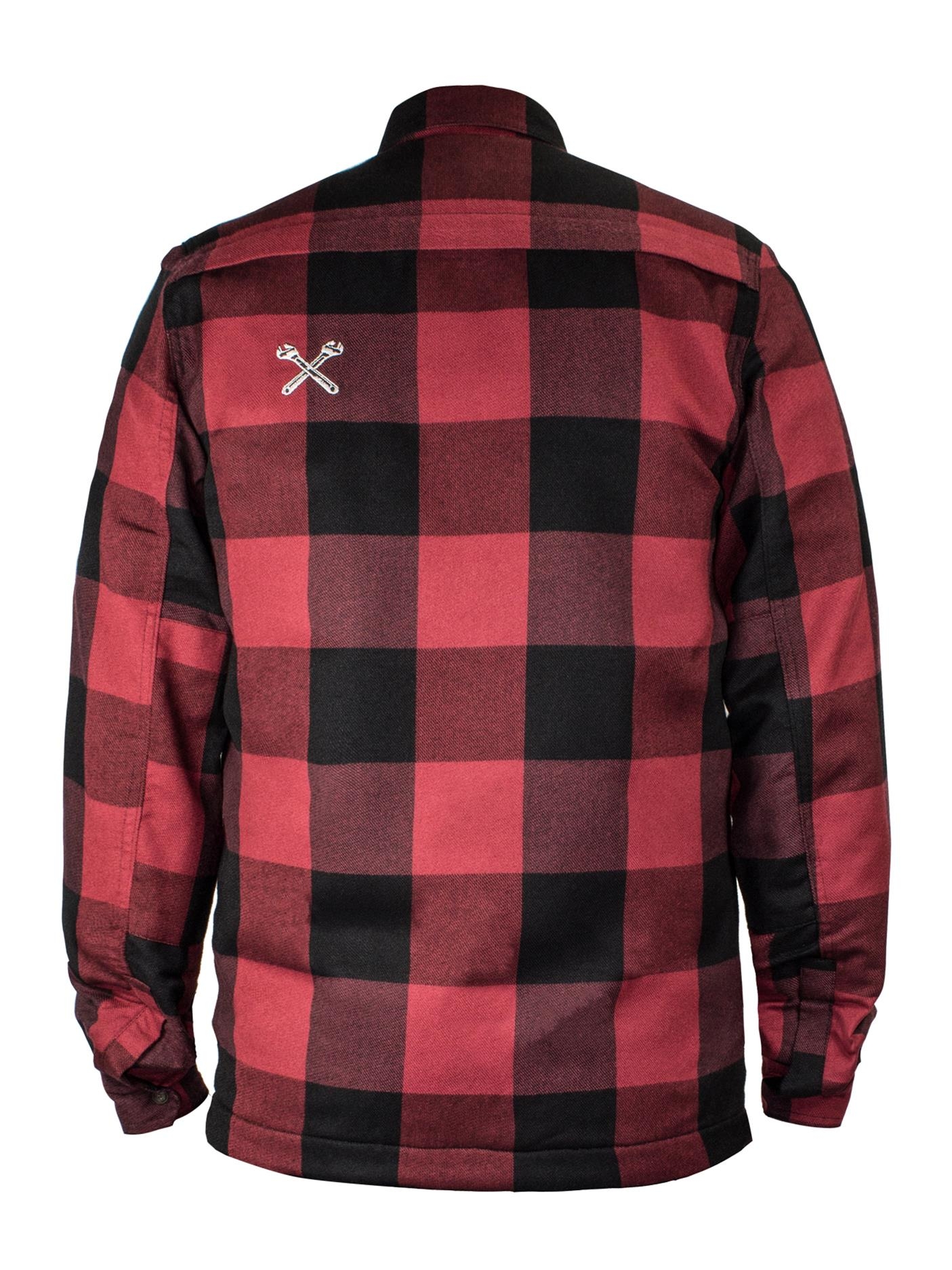 JohnDoeMotorradHemdLumberjackShirtRed-L