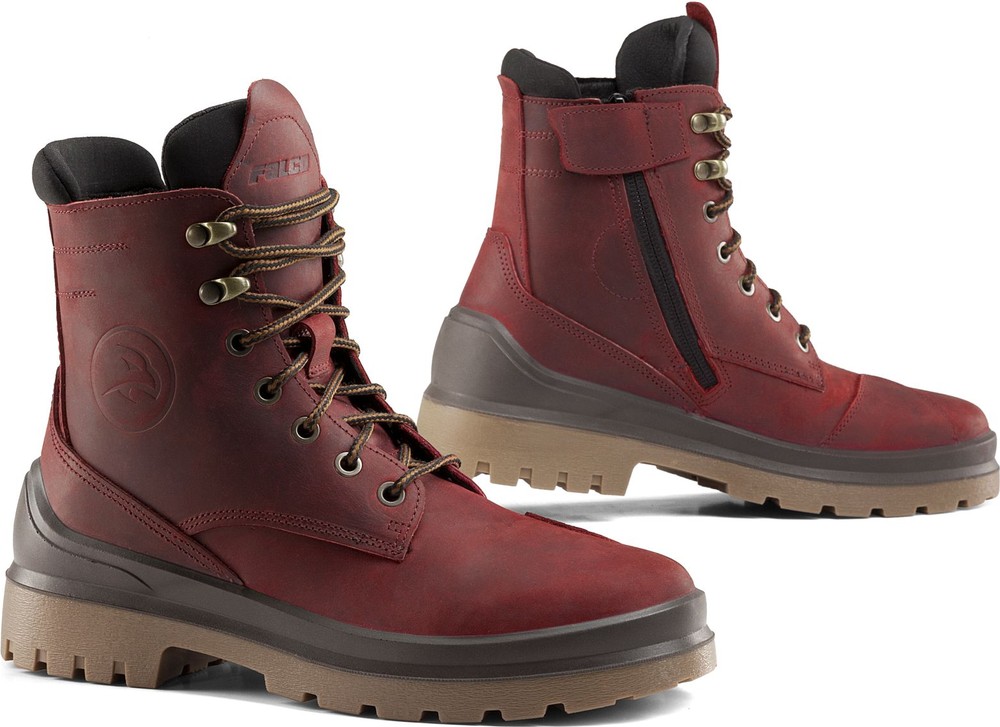 FalcoMotorradDamenStiefelVikyBurgundy