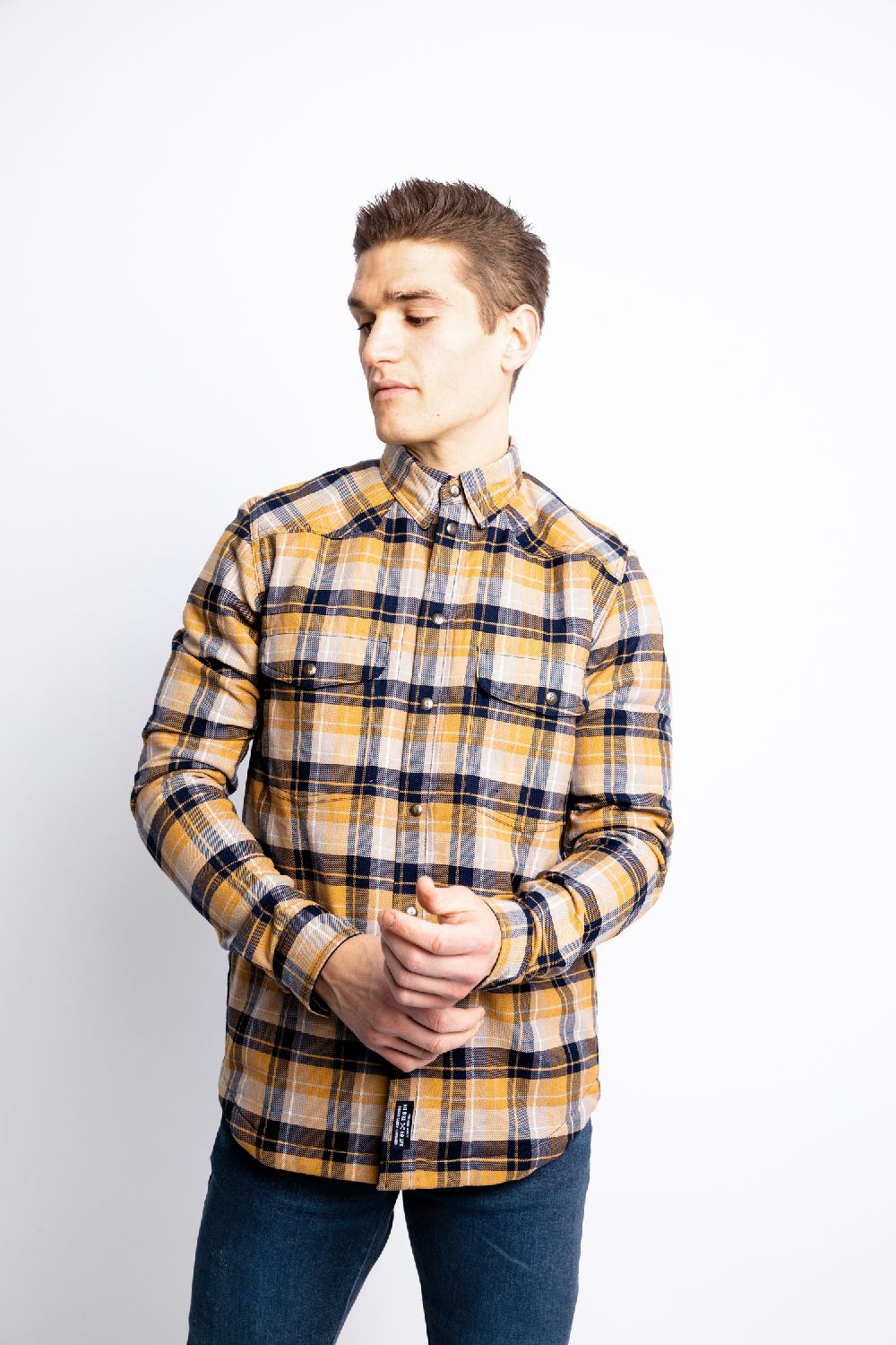 JohnDoeMotorradHemdMotoshirtYellow-XXL