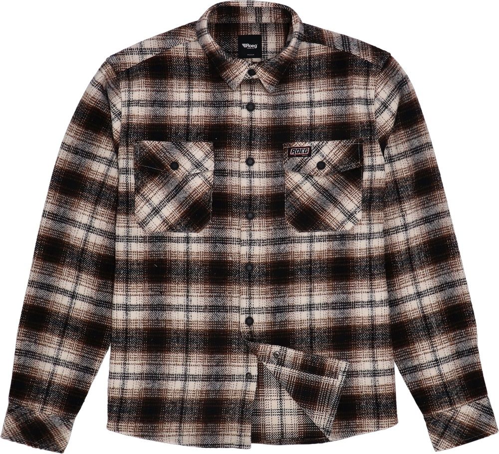 RoegMotorradHemdBlazeFlannelShirtROE0070Brown-S