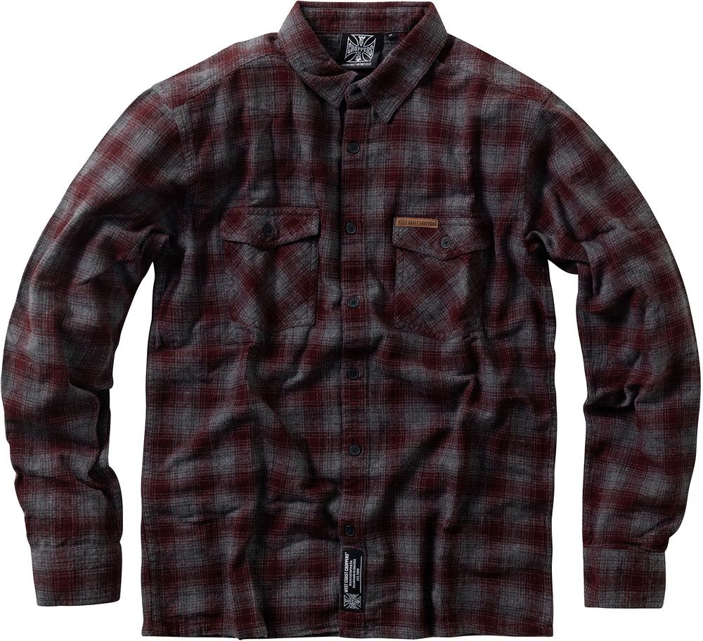 WCCWestCoastChoppersHerrenHemdRigidFlannelWCCWS157BG