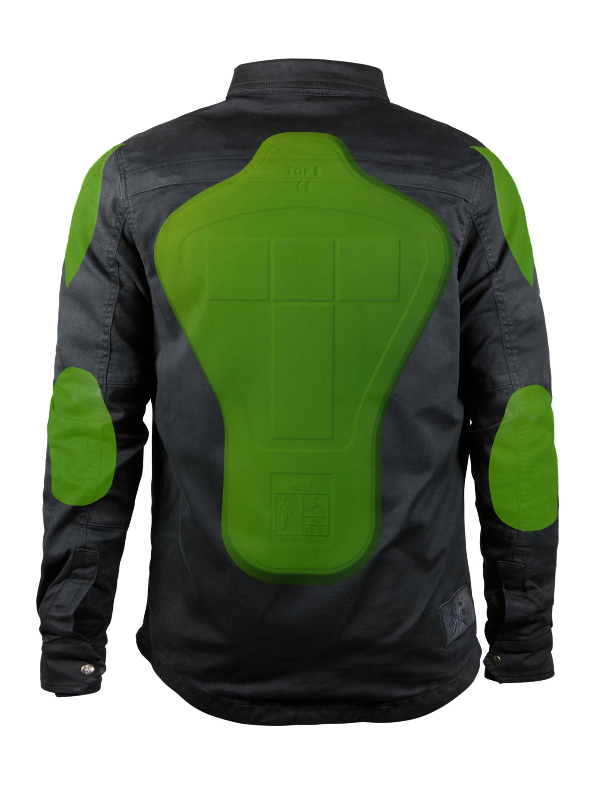 JohnDoeMotorradHemdMotoshirtXTMBlack-XXL