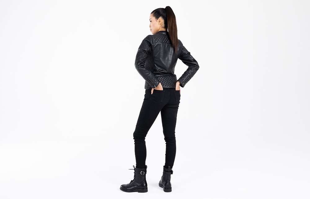 JohnDoeDamenMotorradLederjackeWomenLeatherJacketAdinaJLE8001
