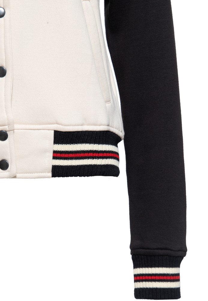 QueenKerosinDamenQCollegeSweatjackeSchwarz