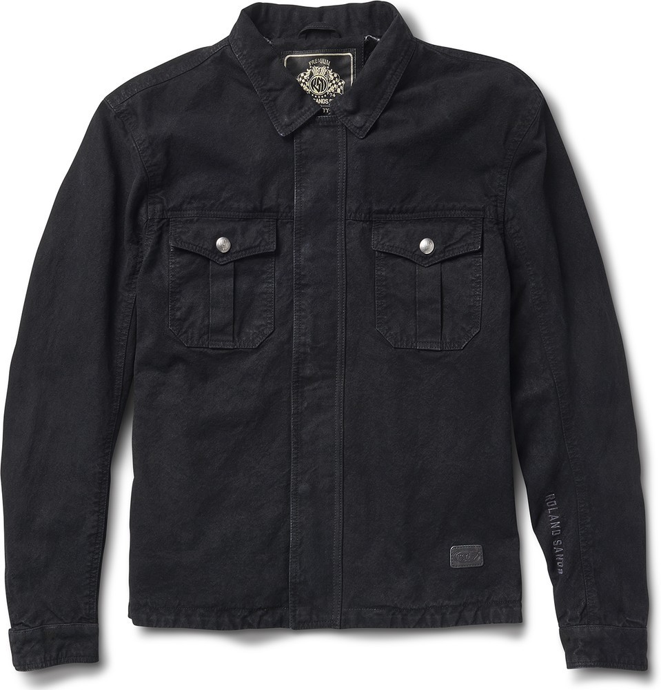 RolandSandsDesignMotorrad-HemdmitProtektorenPismoBlack-S