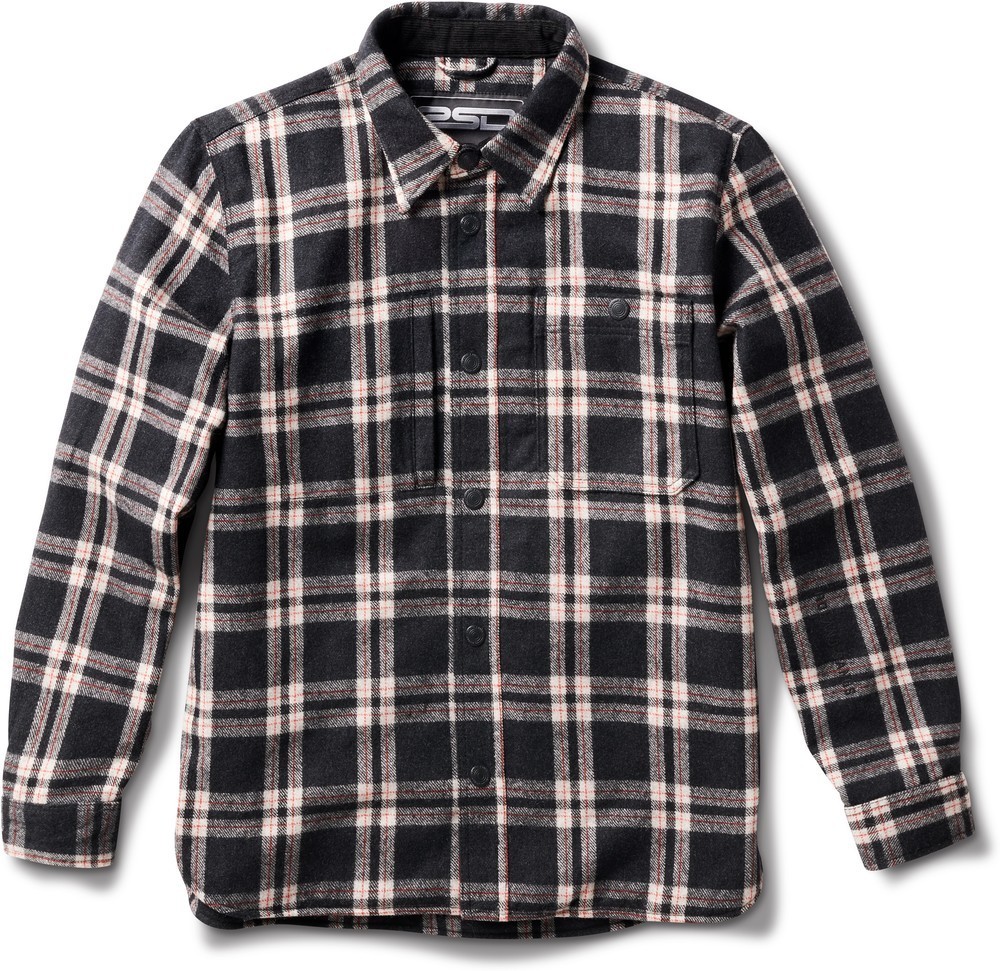 RolandSandsDesignMotorrad-HemdBuelltonBlackWhiteRed-S