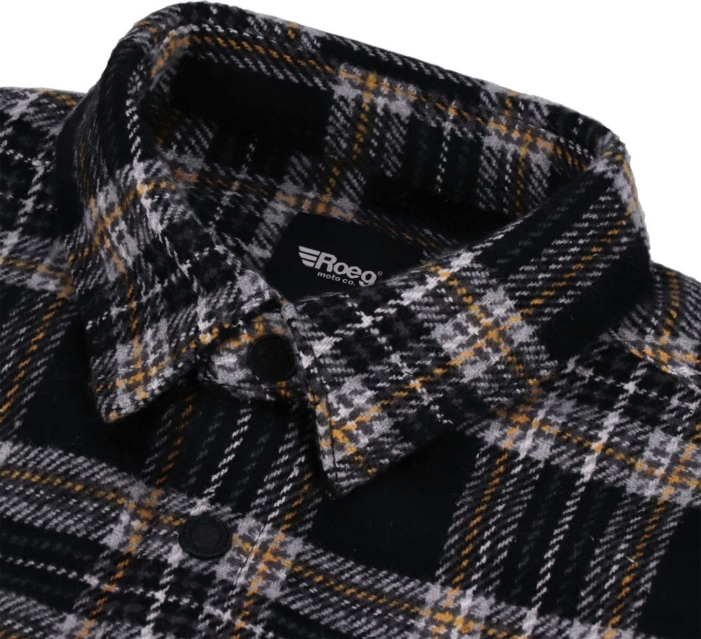 RoegMotorradHemdBlazeFlannelShirtROE0070Gray-S
