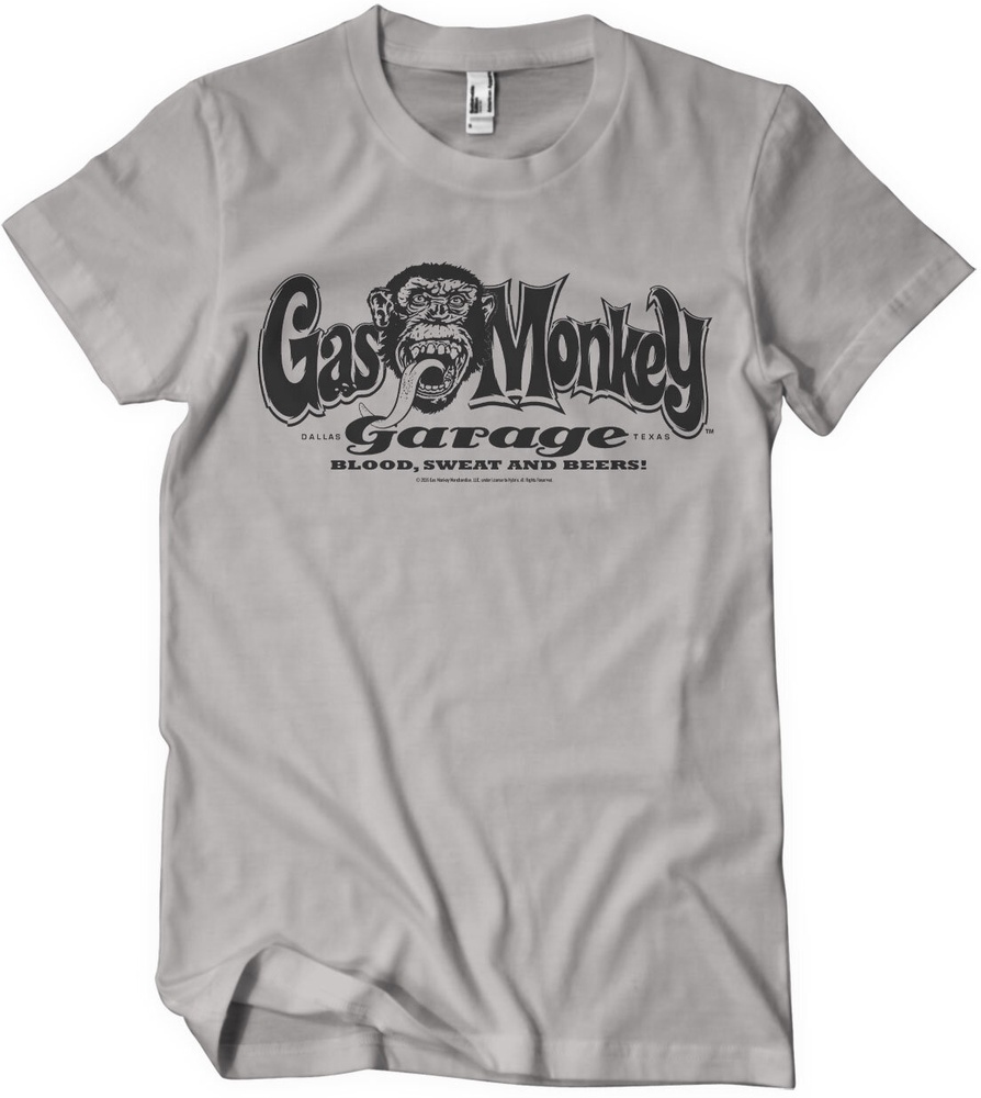 GasMonkeyGarageT-ShirtLogoT-ShirtGMG-1-GMG044-H95-10StormGrey-S