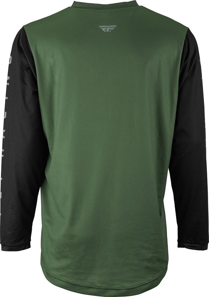 FlyRacingOffroadShirtMX-JerseyF-1670203OliveGreenBlack-S