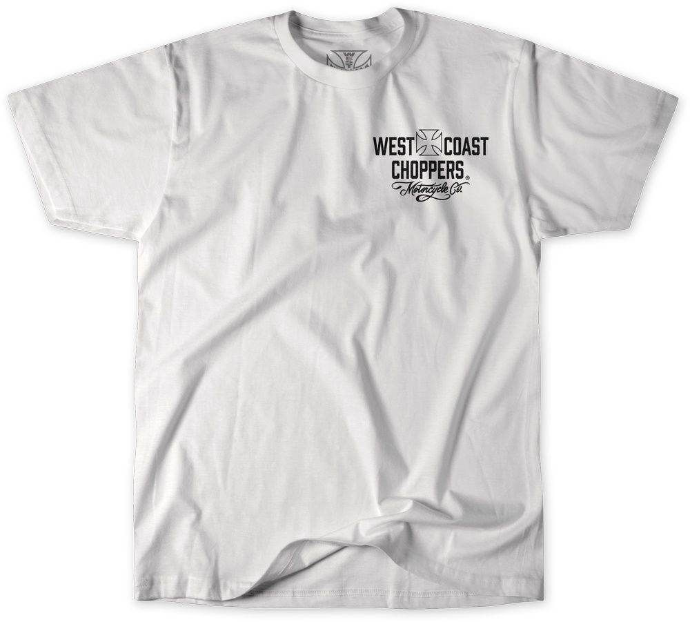 WCCWestCoastChoppersHerrenT-ShirtMotorcycleTeeWCCTS132782WT
