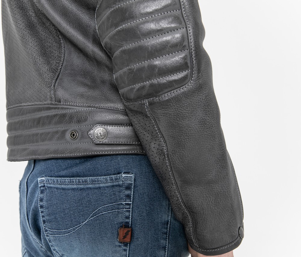 JohnDoeMotorradLederjackeLeatherJacketStormGrey-XXL