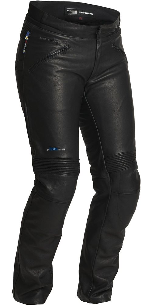 HalvarssonsDamenMotorradHoseLeatherPantsVelenWomenBlack710-22030100