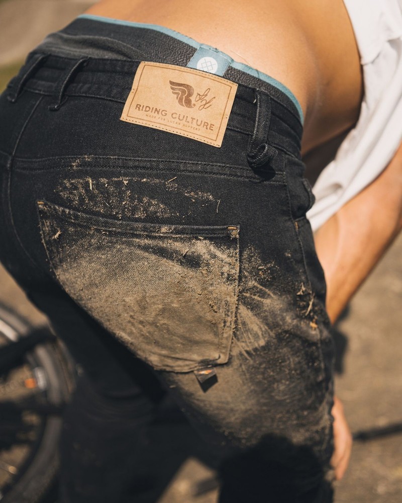 RidingCulturebyRokkerMotorradhoseHuppiProBlackLT