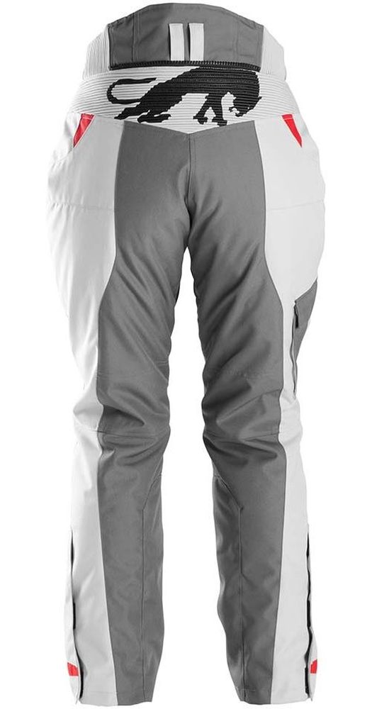 FuryganDamenMotorradHosePantsKillingtonLady65297Grey-Pearl-Red-L