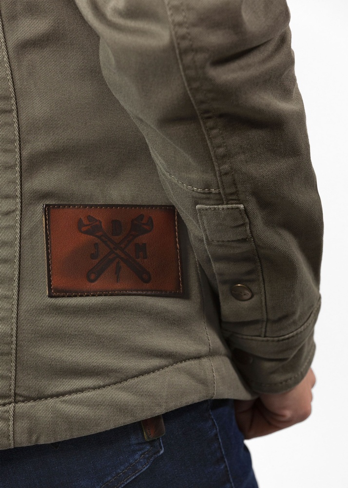 JohnDoeMotorradFemaleMotoshirtWomenOlive-L