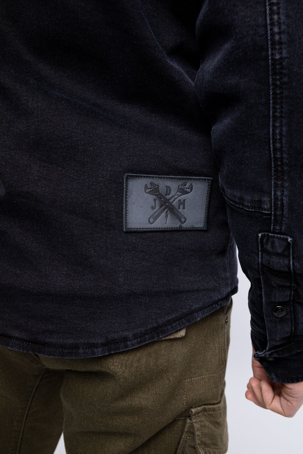 JohnDoeMotorradHemdMotoshirtDenimBlack-XXL